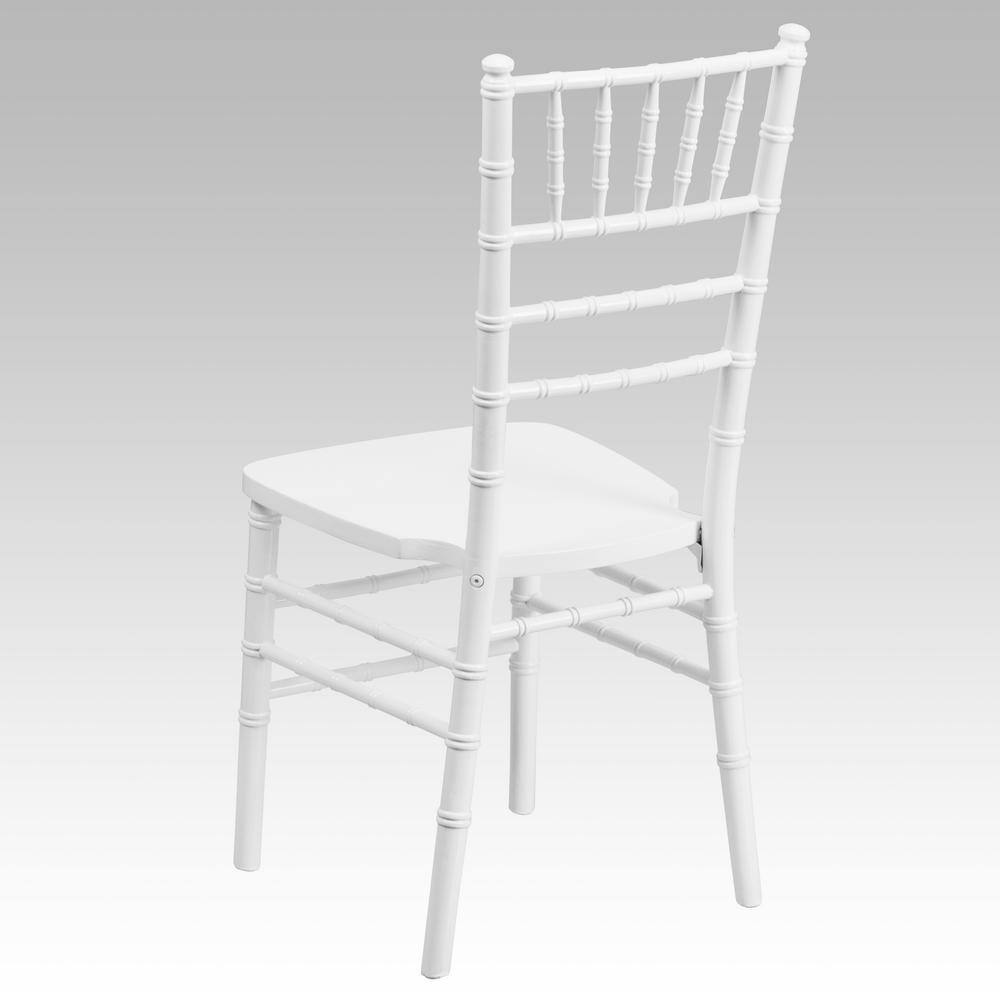 Elegant White Wood Chiavari Banquet Chair