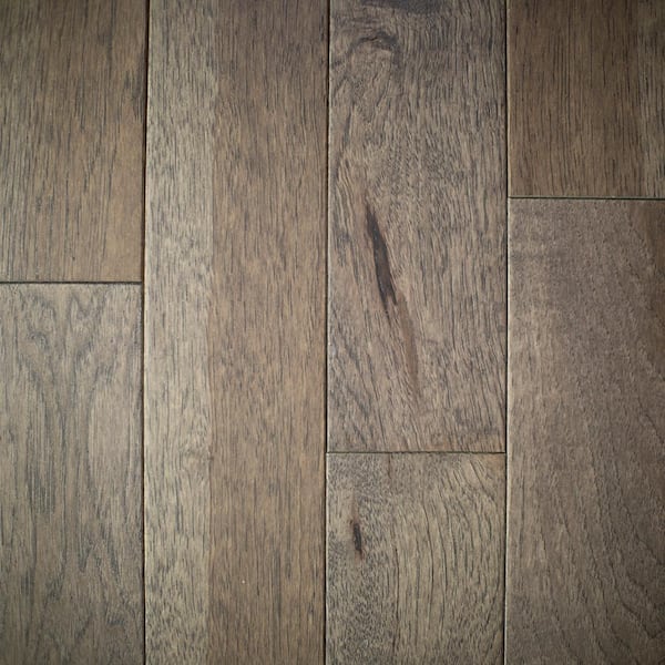 Blue Ridge Hardwood Flooring Take Home Sample - Hickory Iron Gate Solid Hardwood Flooring- 5 in. x 7 in.