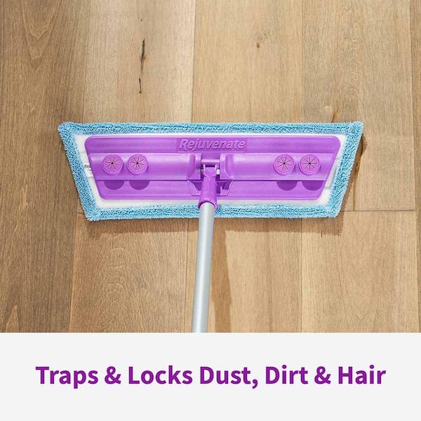 Rejuvenate 15 in. Microfiber Flat Mop Kit HG-R00339 - The Home Depot