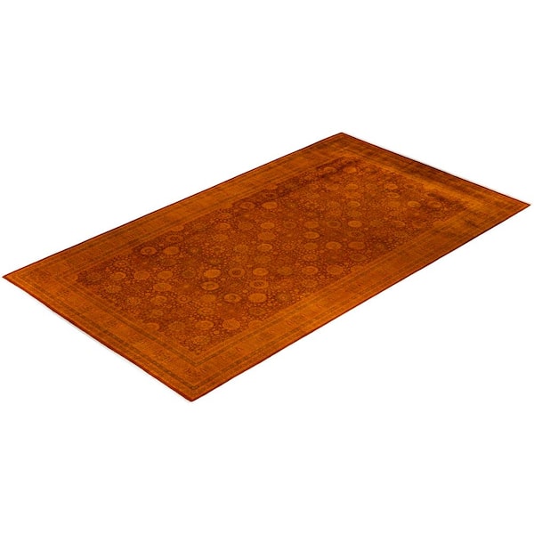 Fine Vibrance Orange - 10 ft. 4 in. x 17 ft. 1 in. Handmade Area Rug