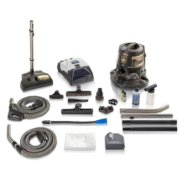 Rainbow Reconditioned E Series E2 Gold 2 Speed Canister Vacuum Cleaner with E2 Tool Hose and  Power Head with Prolux Storm