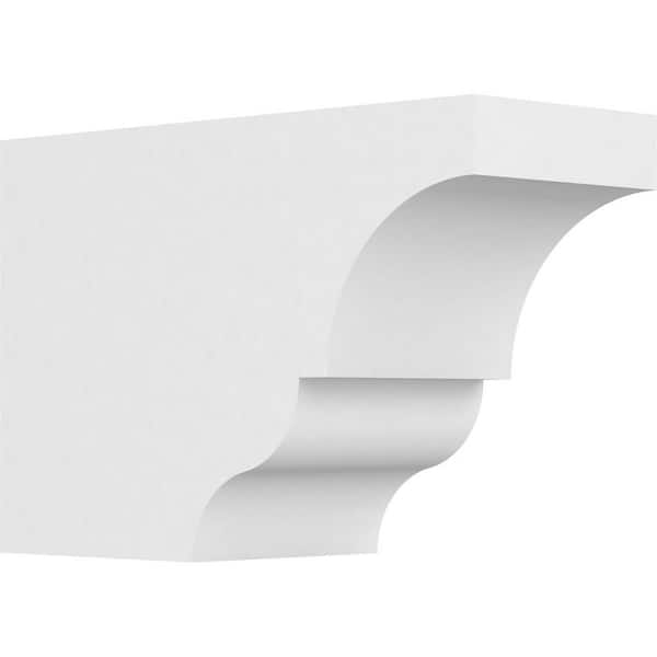 Ekena Millwork 5 in. x 8 in. x 12 in. Asheboro PVC Rafter Tail Brace