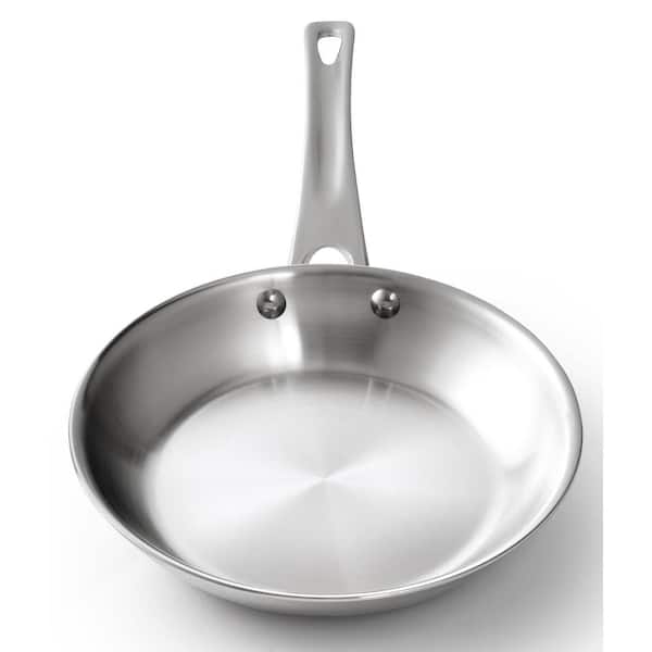  12 Stainless Steel Pan by Ozeri, 100% PTFE-Free Restaurant  Edition