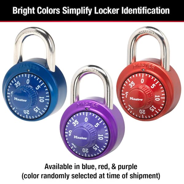 Master Lock Combination Locker Lock, Resettable Directional Dial 1500IDHC -  The Home Depot