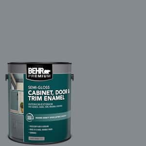 1 gal. #PPU26-21 Overcast Semi-Gloss Enamel Interior/Exterior Cabinet, Door & Trim Paint
