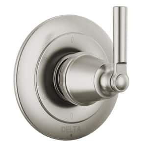 Saylor 1-Handle Wall Mount 6-Function Diverter Valve Trim Kit in Stainless (Valve Not Included)
