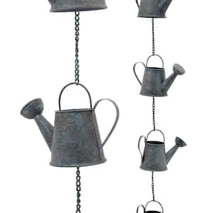 Rain Chain with Watering Cans
