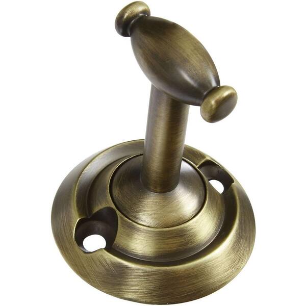 Stanley-National Hardware Franklin 2 in. Straight Hook in Antique Brass