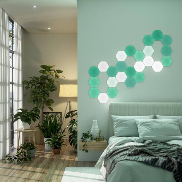 【良品】Nanoleaf Shapes Hexagons NL42 ヘキサゴン Nanoleaf Shapes Hexagons Expansion Pack (3 Panels) Multicolor NL42
