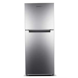 Refrigeradora Top Mount 7.3 p3 | Dispensador de Agua | Ice Maker | Luz LED  | Puerta reversible | Gris