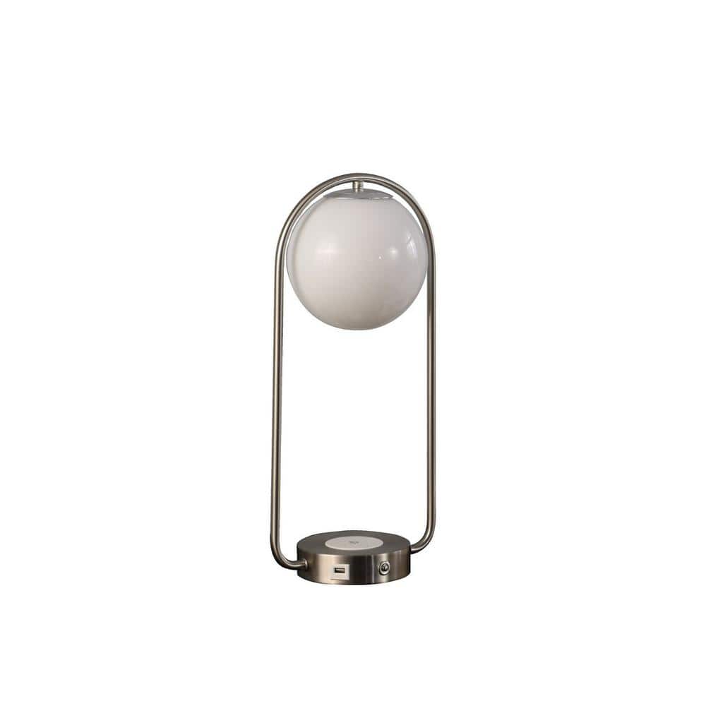 19 in. Silver Clip Globe USB Table Lamp price history on PriceWatchPro