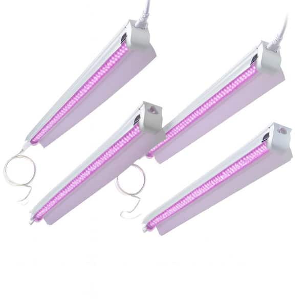 4-Pack LED Grow Light for Indoor Plants, Full Spectrum 180W, Super Bright T8 4ft Plant Light for Greenhouse