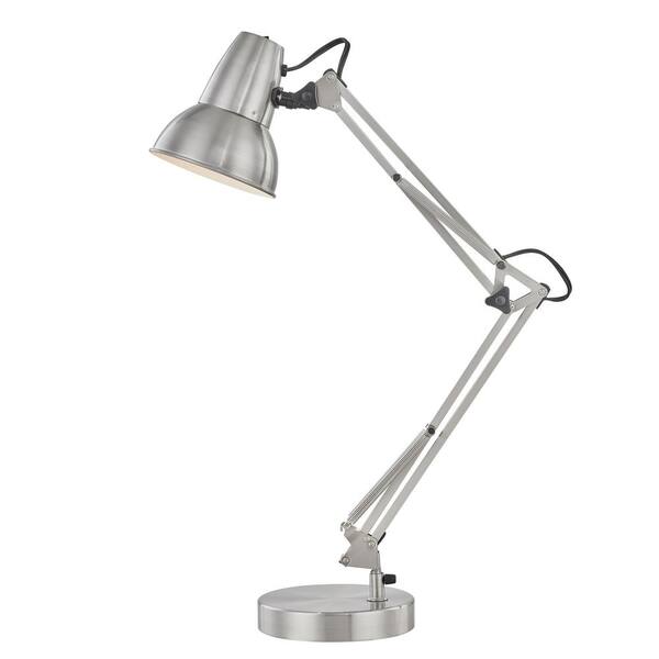 Light Society Ethan 28 in. Satin Nickel Table Lamp