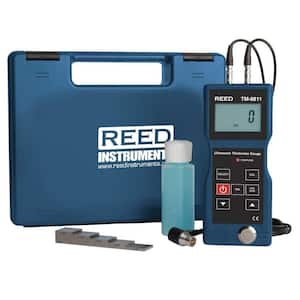 Ultrasonic Thickness Gauge with 5-Step Calibration Block