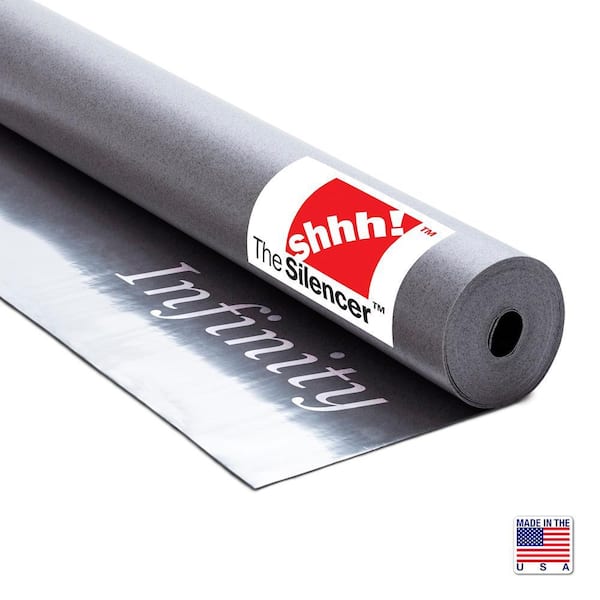 100 sq. ft. 3 Ft. x 33.34 ft. x 1.2mm Premium Sound and Vapor Barrier for Hardwood, Eng Wood, Laminate, Viny, Att. Pad