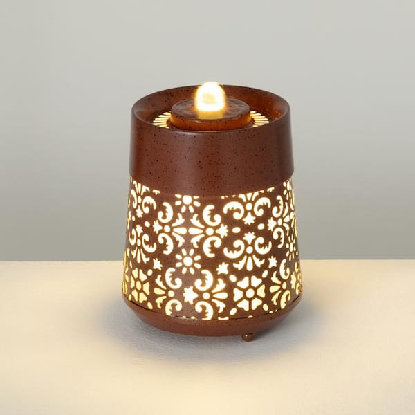 SULLIVANS 8 in. Moroccan Butterfly LED Tabletop Spitter Fountain
