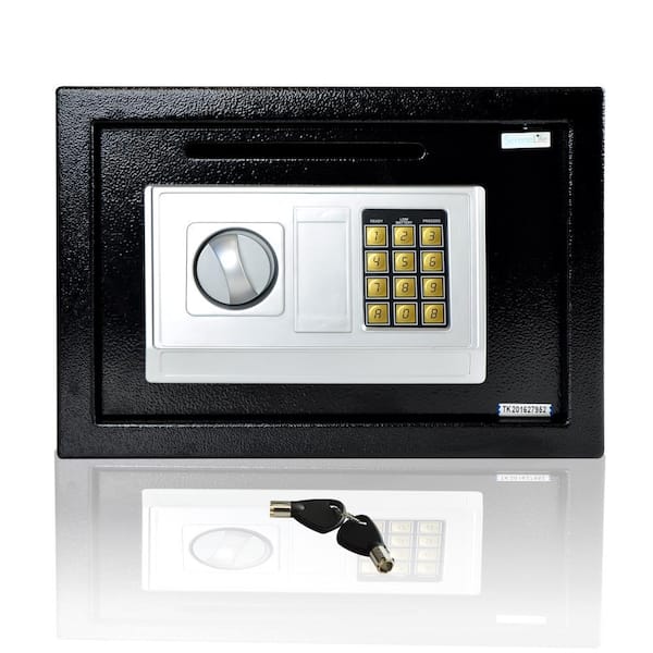 Electronic Safe Box with Mechanical Override