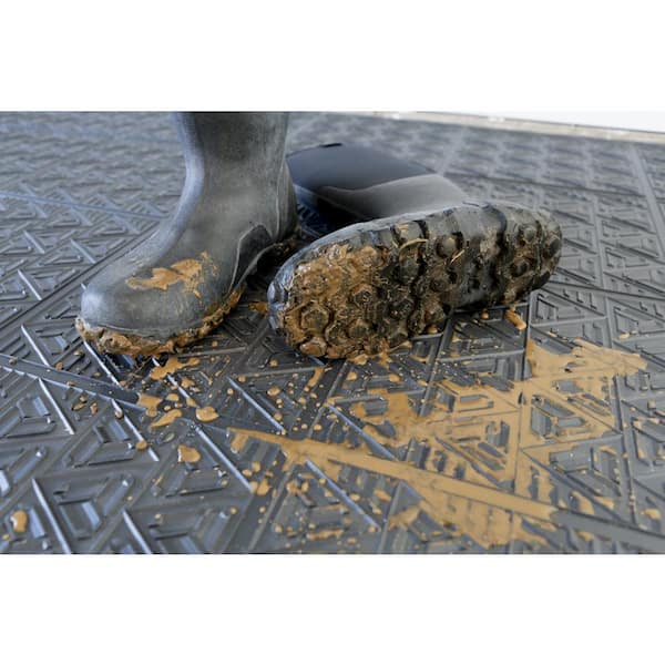 Metal Boot Scraper Brush Outdoor Door Mat Floor Shoe Mud Cleaner