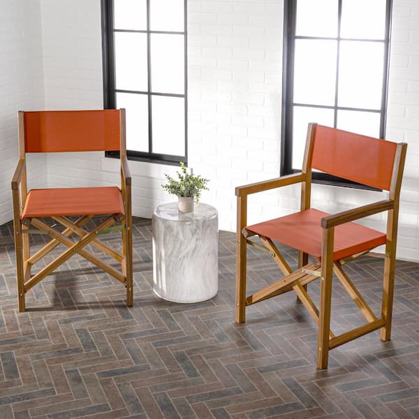JONATHAN Y Cukor Classic Vintage Outdoor Acacia Wood Folding