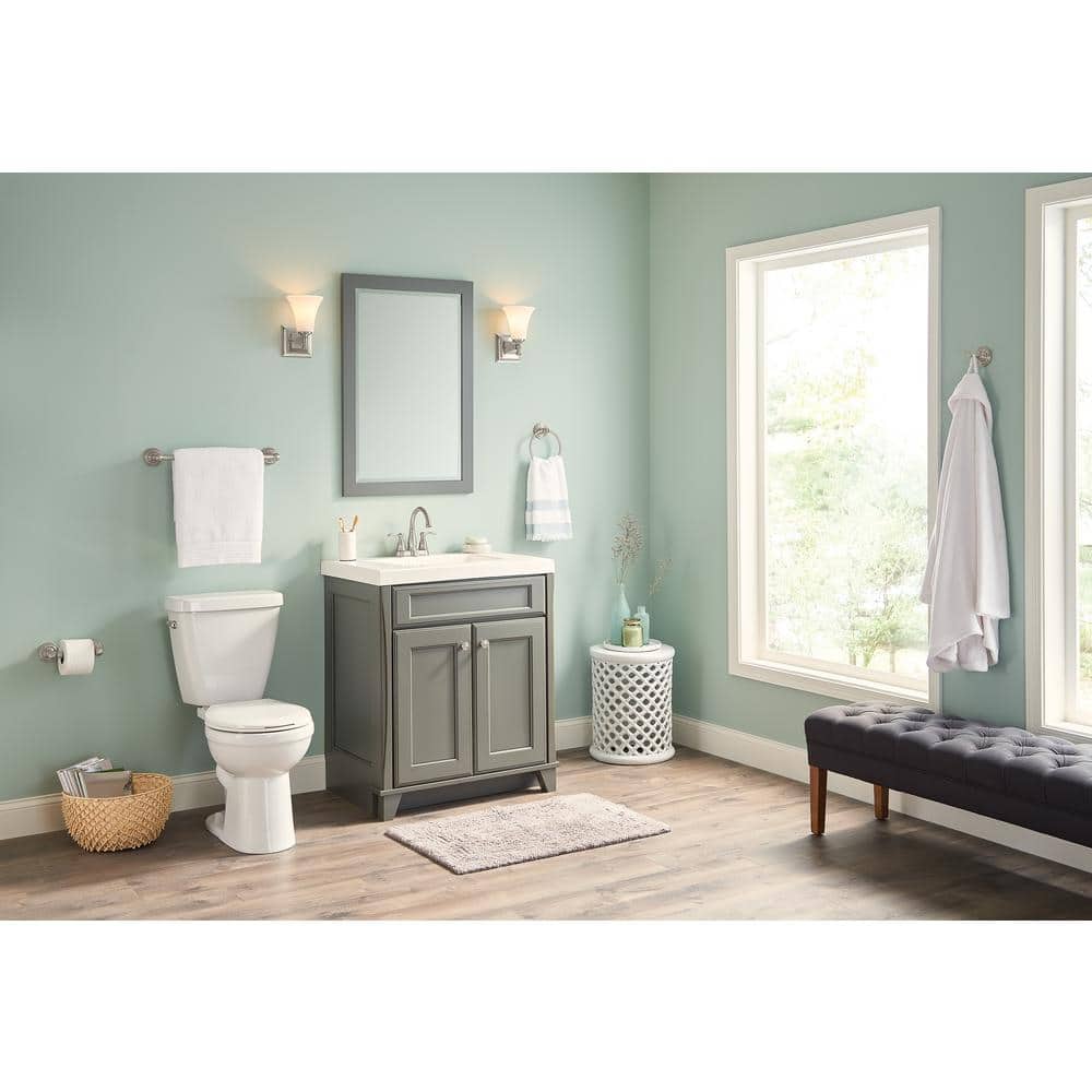 Brushed Nickel 18" Wall Mounted Towel Bar