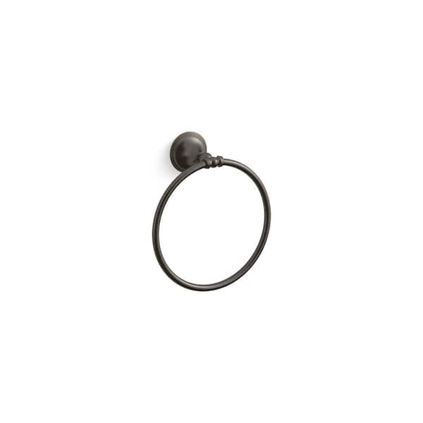 KOHLER Wall Mounted Towel Ring in Oil Rubbed Bronze