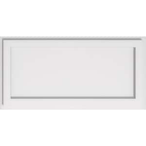 1 in. P X 24 in. W X 12 in. H Rectangle Architectural Grade PVC Contemporary Ceiling Medallion