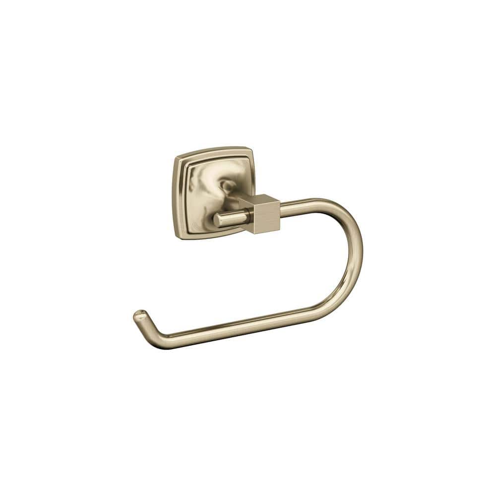 Golden Champagne Single Post Wall Mounted Toilet Paper Holder