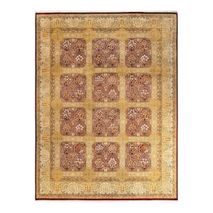 Mogul One-of-a-Kind Traditional Red 9 ft. 4 in. x 12 ft. 4 in. Oriental Area Rug