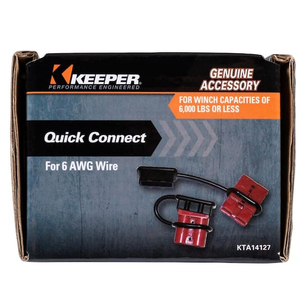 Keeper Quick Connect for 6 AWG Wire KTA14127-1 - The Home Depot