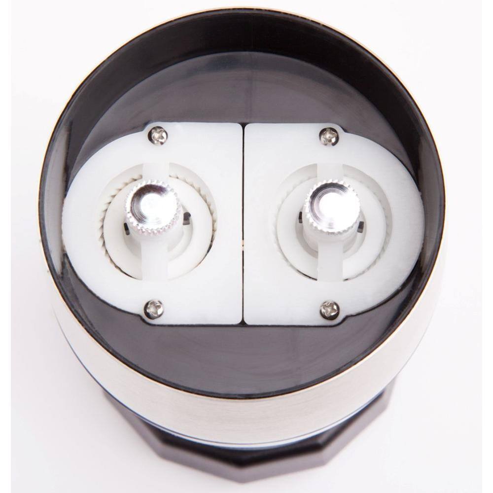 Stainless Steel Dual Chamber Salt and Pepper Grinder
