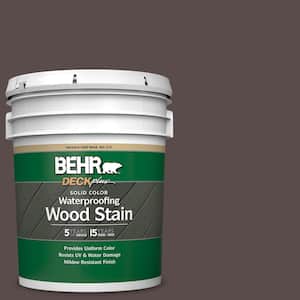 5 gal. #HDC-AC-07 Oak Creek Solid Color Waterproofing Exterior Wood Stain