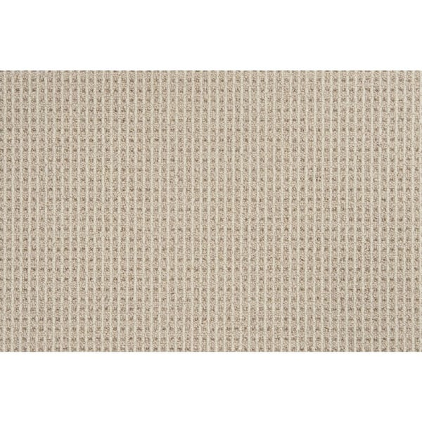 Natural Harmony Shenadoah Stripe Desert/Ivory Custom Area Rug with Pad
