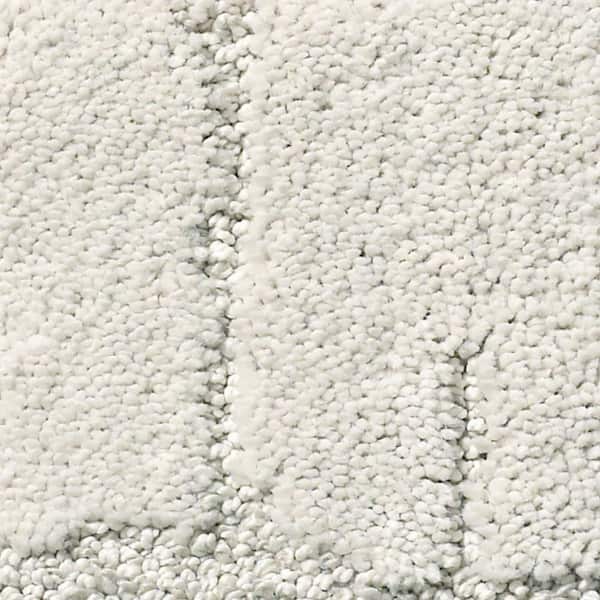 Lifeproof Berlin - Glacier Ice - Gray 42.1 oz. Nylon Pattern Installed Carpet
