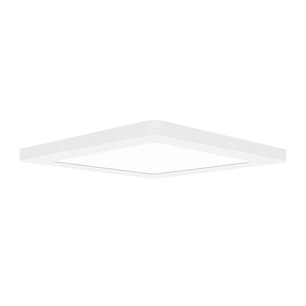 ModPLUS White Acrylic LED Flush Mount Light