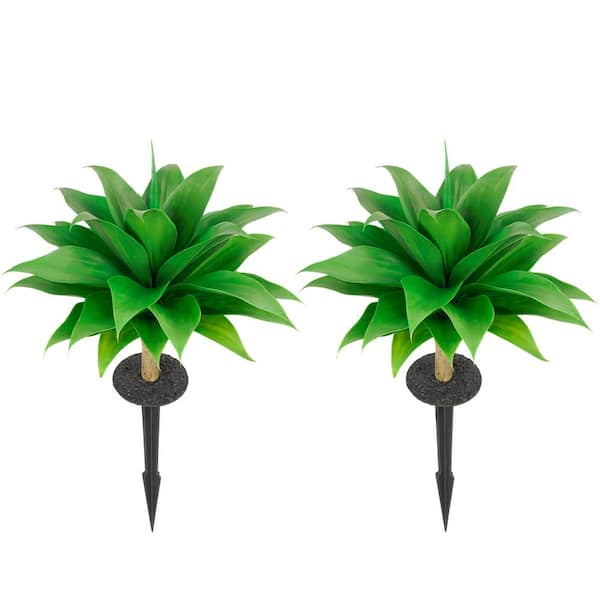 Vitalismo 33.5 in. Artificial Agave Plant With Ground Spike