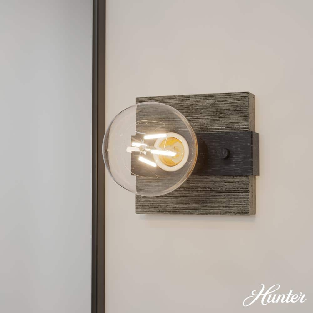 Donelson 1-Light Brushed Iron Wall Sconce price history on PriceWatchPro