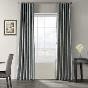 Exclusive Fabrics & Furnishings Birch Ivory Faux Linen Extra Wide Room  Darkening Curtain - 100 in. W X 108 in. L (1 Panel) BOCLN1856-108DW - The  Home Depot