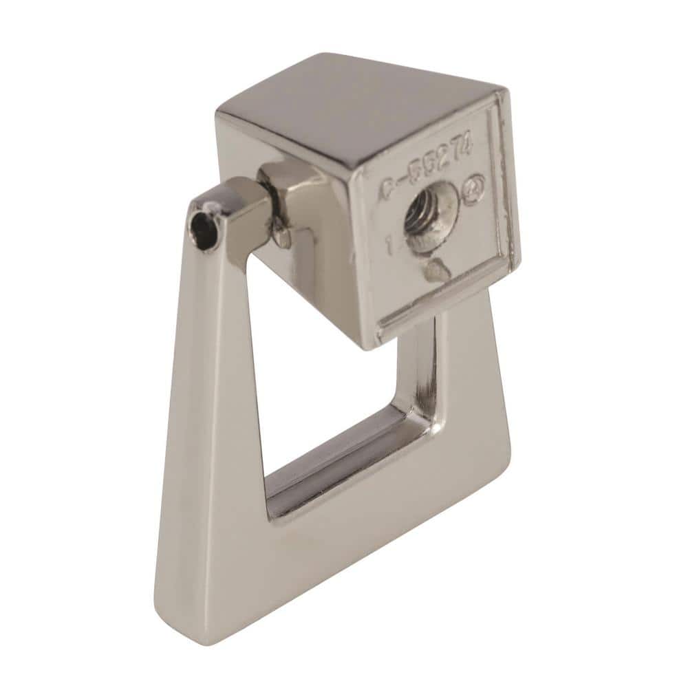 Polished Nickel Drop Bail Cabinet Pendant Pull