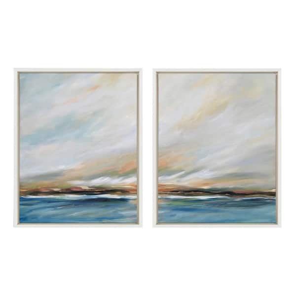Kate and Laurel Sylvie Sunday Morning 24 in. x 18 in. by Mary Sparrow Framed Canvas Wall Art