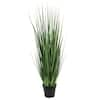 Vickerman 48 in. Artificial Potted Extra Full Green Grass TN170548 ...