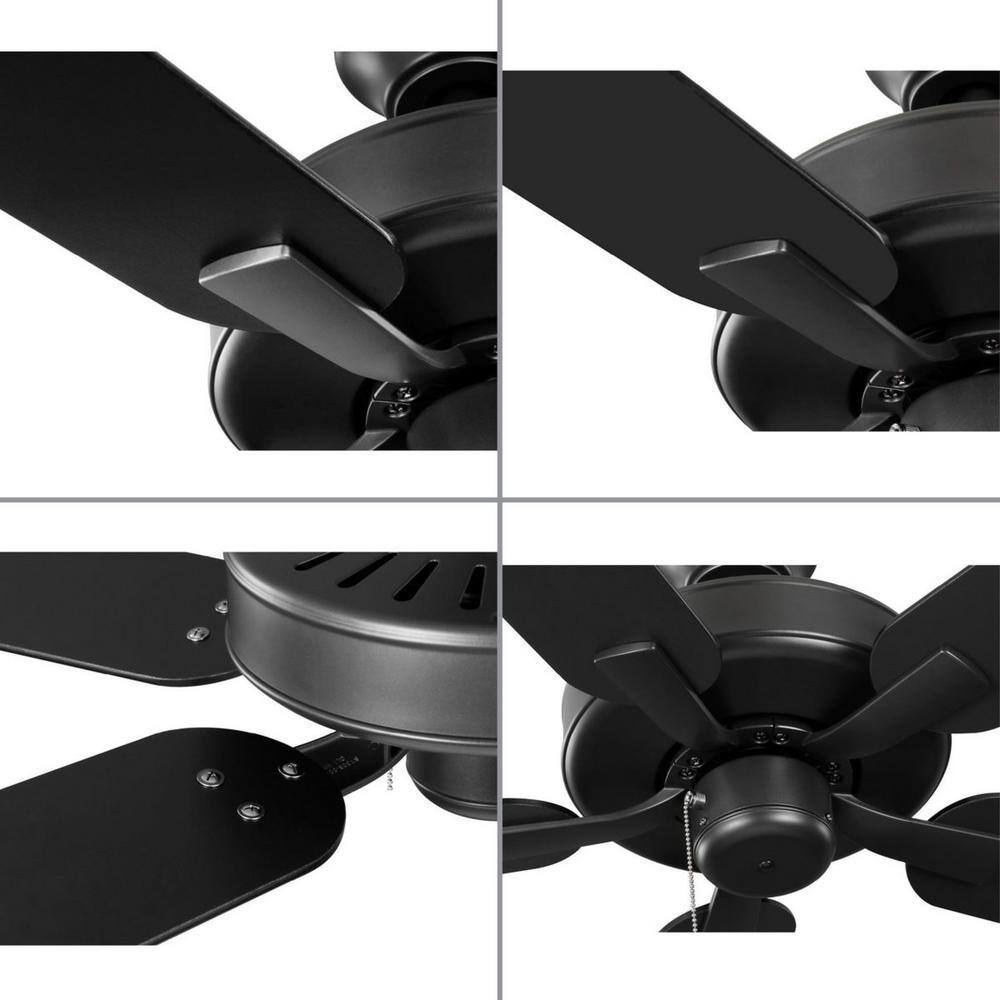 Graphite 52" 5-Blade Ceiling Fan with Reversible Blades