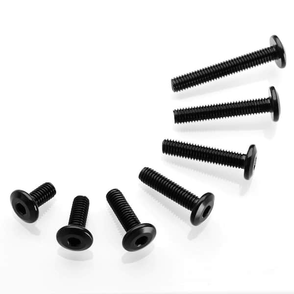 MYWISH M6 x 50 mm Black Oxide Zinc Hex Socket Cap Head