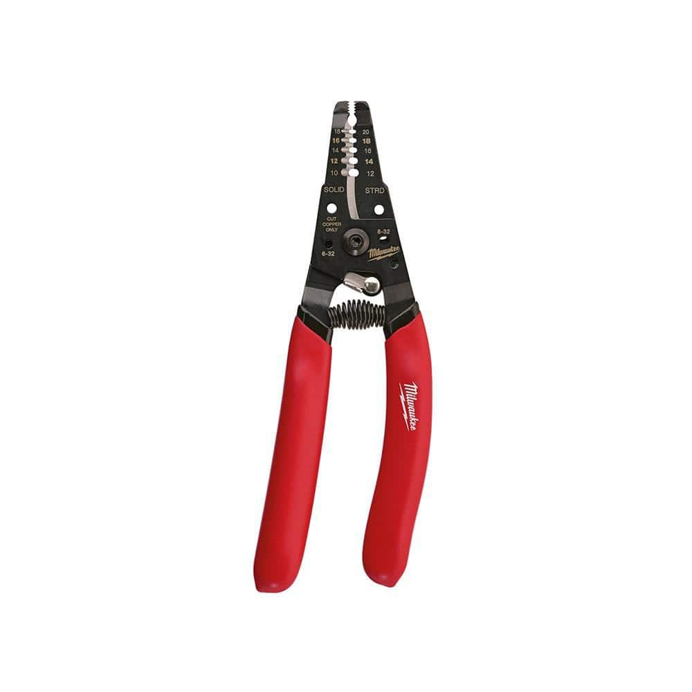 Milwaukee 7 in. Wire Stripper with Wire Cutter and Bolt Cutter 48-22 ...