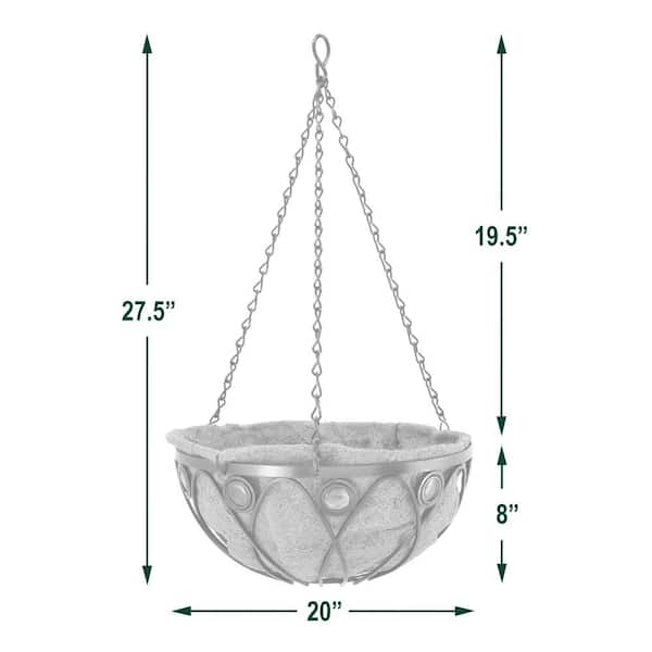 https://images.thdstatic.com/productImages/9665198e-b631-4e37-a151-5bd42b88b3af/svn/black-metal-arcadia-garden-products-hanging-planters-cb03-4f_600.jpg