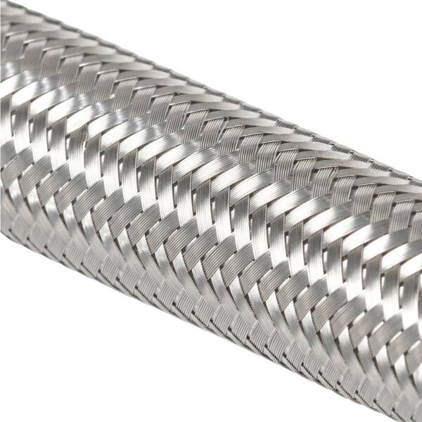 HOME-FLEX 3/4 in. FIP x 3/4 in. FIP x 24 in. Braided Stainless Steel Water  Heater Connector HFWC-22-24 - The Home Depot