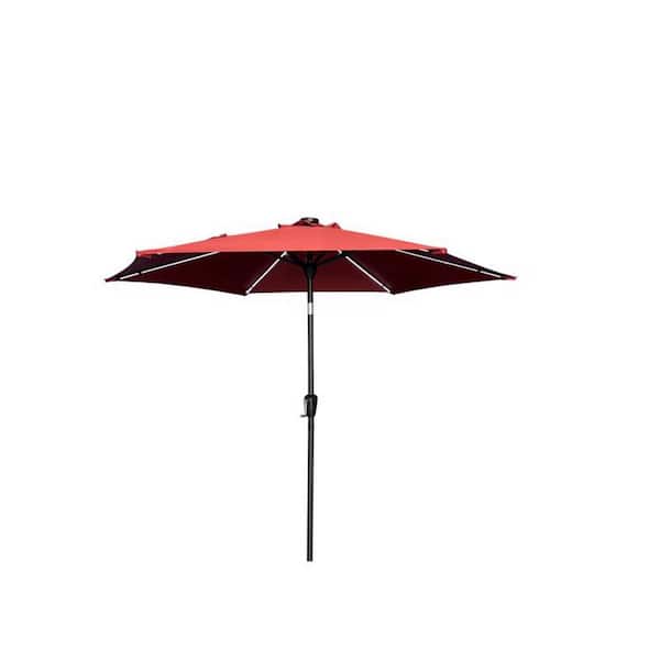 best patio set with umbrella Amazon.com: MFSTUDIO Patio Dining Set for 6, Patio Furniture Set with  Umbrella(Orange Red), 4 Stackable Chairs, 1 Metal Square Table and 1 10ft  Umbrella(Base Not Included) : Patio, Lawn & Garden