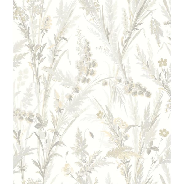 Chesapeake Hillaire Wheat Meadow Matte Pre-pasted Paper Wallpaper