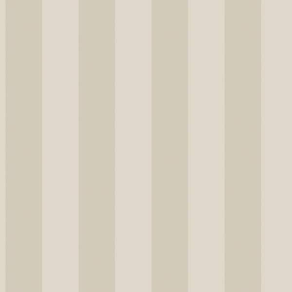 Unbranded Smart Stripes 3 Taupe Matte/Shiny Emboss Stripe Sheen Finish Non-Pasted Vinyl on Non-Woven Wallpaper Roll