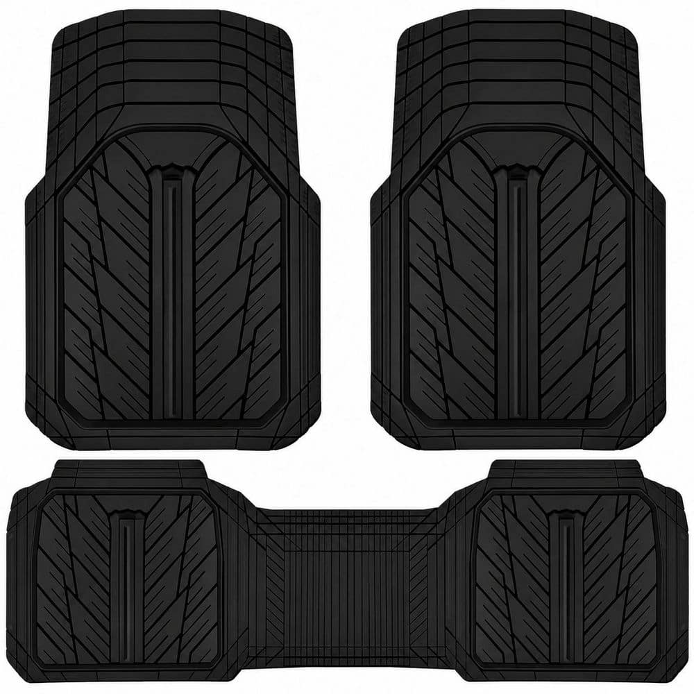 DeepDish Heavy Duty All Weather Rubber Car Floor Mat Cargo Mat Universal Trim-to-Fit for Car SUV Truck Van price history on PriceWatchPro