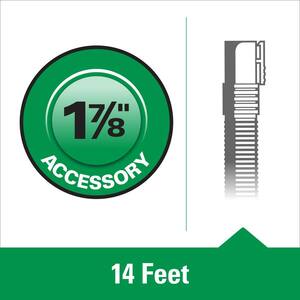 1-7/8 in. x 14 ft. Tug-A-Long Locking Vacuum Hose for RIDGID Wet/Dry Shop Vacuums